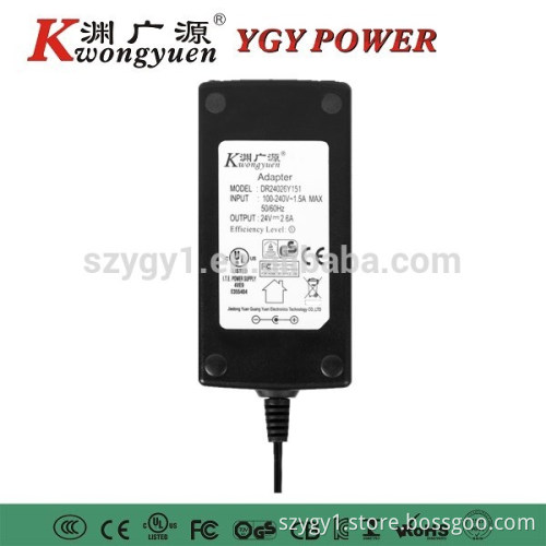 12V5A ac adapter with UL CEcertified